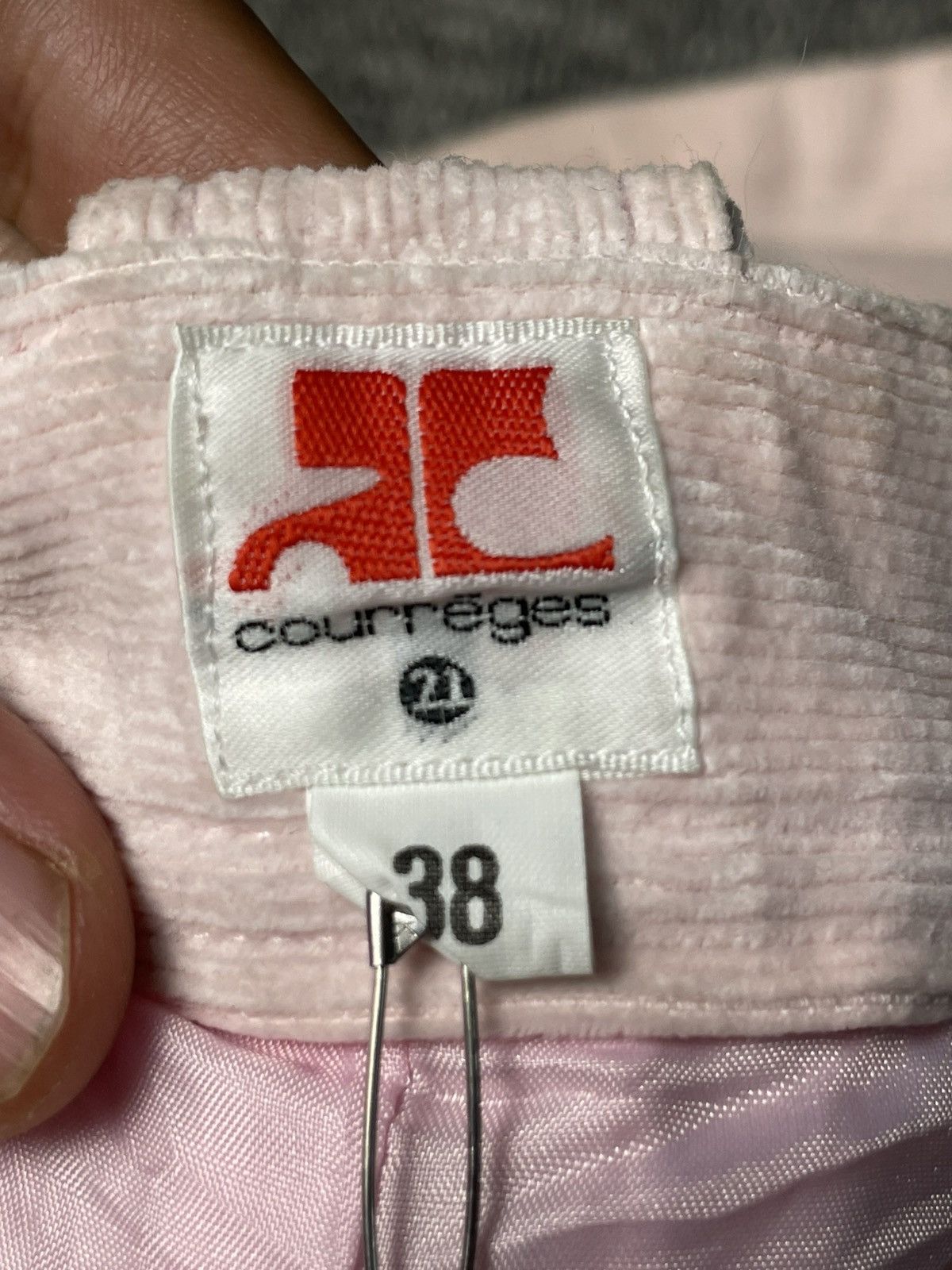 Courreges × Vintage Courreges Brand Mini Skirt (58) Size 28" / US 6 / IT 42 - 6 Thumbnail