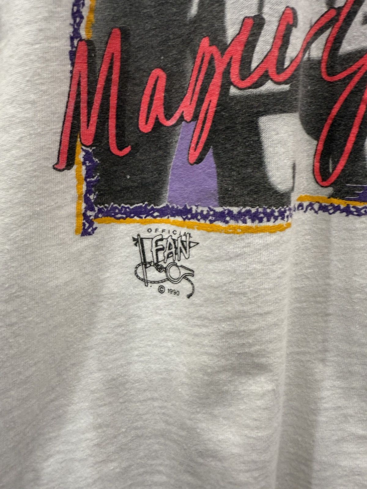 NBA × Vintage Vintage 90s Magic Johnson T-Shirt Size US L / EU 52-54 / 3 - 5 Thumbnail