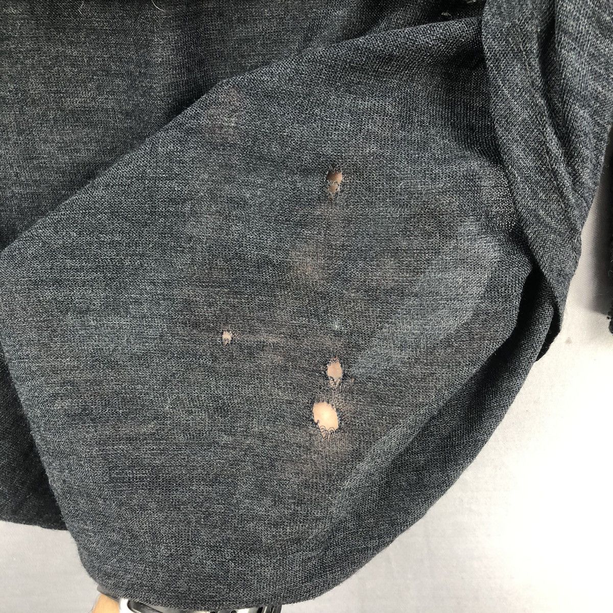 Yohji Yamamoto Limi Feu Ss03 Hybrid Grunge Distressed L/sleeve Top Size S / US 4 / IT 40 - 11 Thumbnail