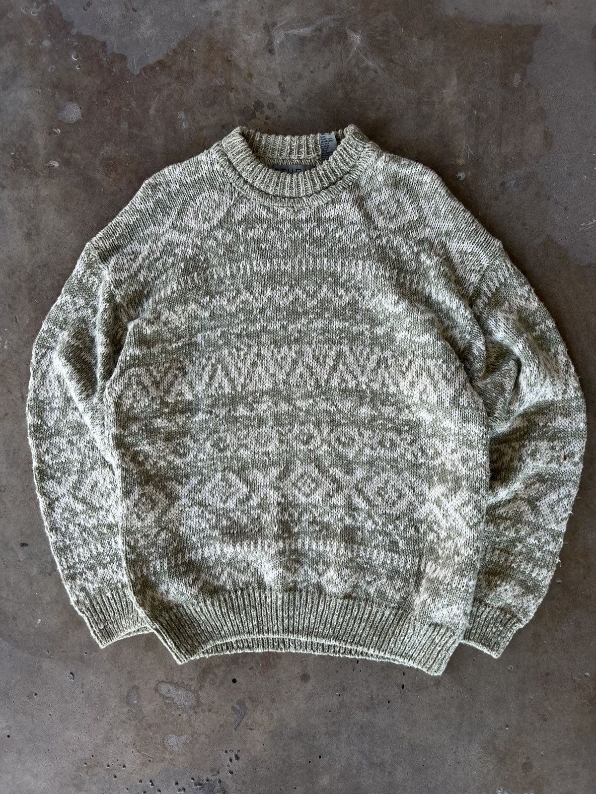 Vintage Vintage 90’s Knit 🧶 Quality Essential Sweatshirt Crewneck Size US XL / EU 56 / 4 - 1 Thumbnail