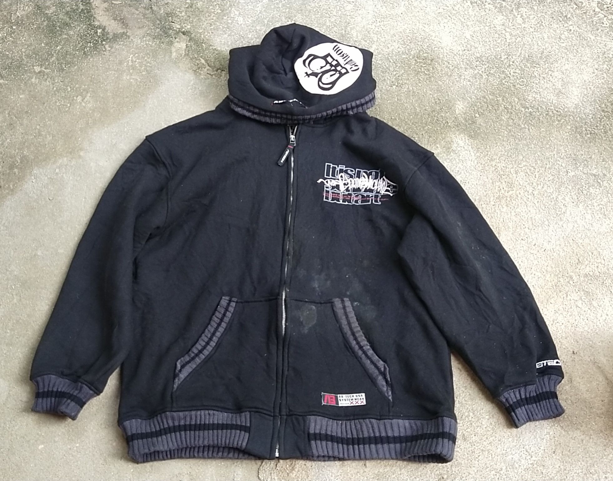 Japanese Brand Final Drop Rare Ab Tech Hoodies Size US XL / EU 56 / 4 - 15 Thumbnail