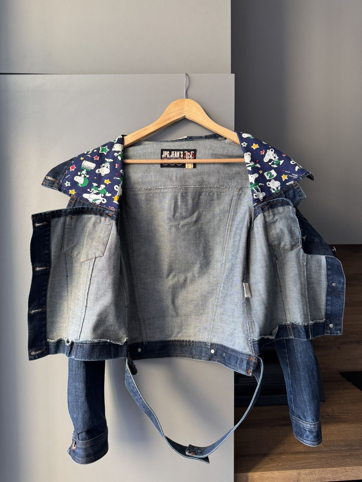 Jean Paul Gaultier Vintage 90’s JPG Gaultier Jean’s Donna Denim Jacket Size L / US 10 / IT 46 - 11 Thumbnail