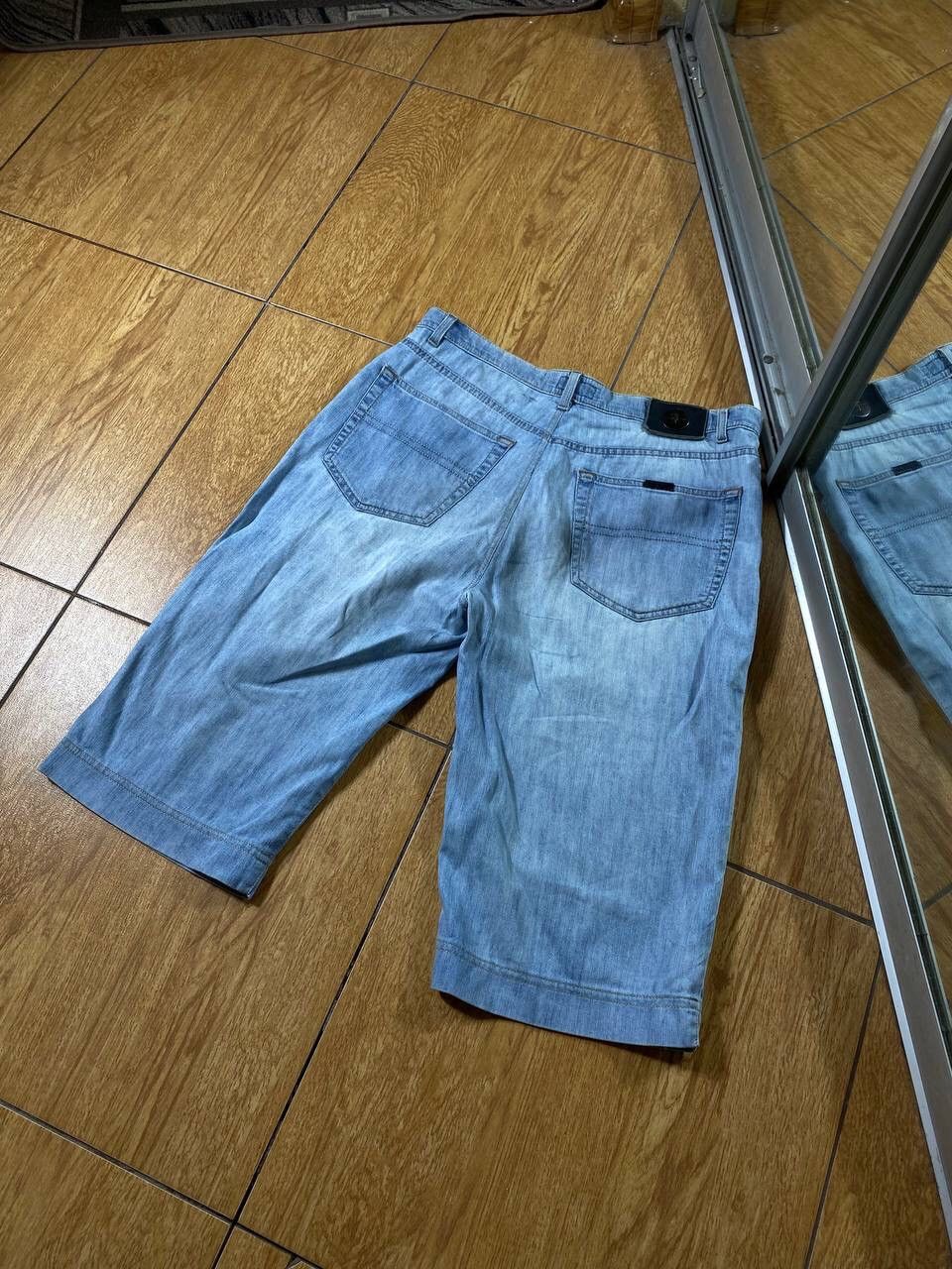 Trussardi × Vintage Vintage Short Denim Trussardi Flared Style Double Waist Size US 32 / EU 48 - 6 Thumbnail