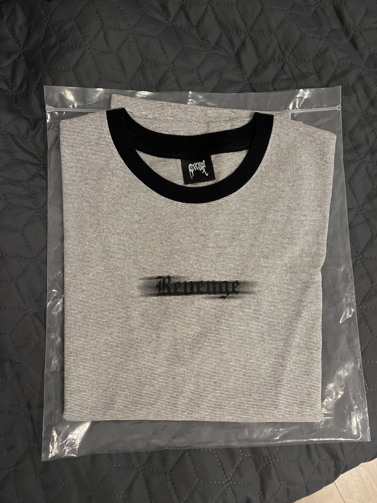 Revenge Revenge Stripe Logo Tee Size US XL / EU 56 / 4 - 1 Thumbnail
