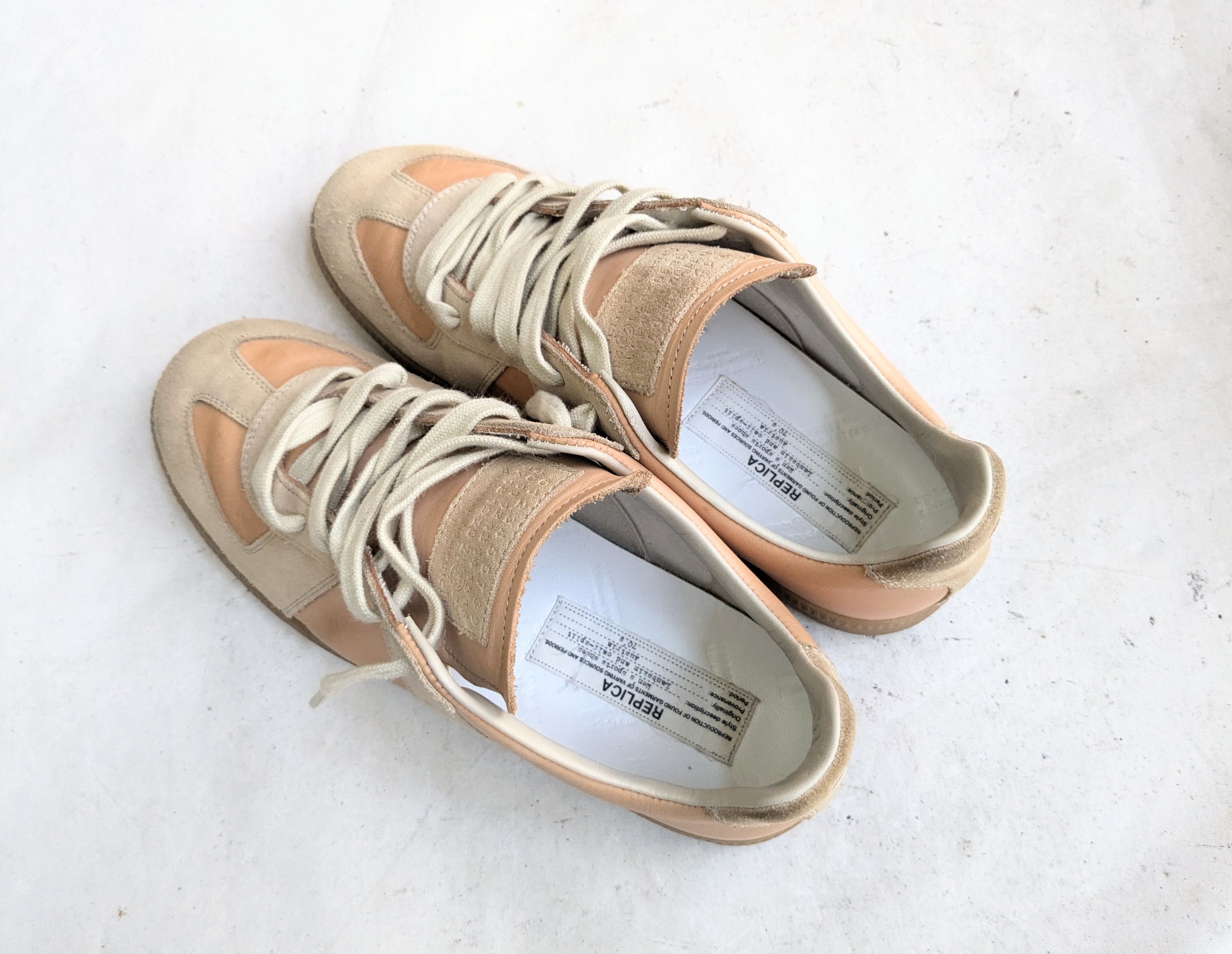Maison Margiela Maison Margiela GAT Replica 8 41 Low Tops Tan Brown Size US 8 / EU 41 - 12 Thumbnail