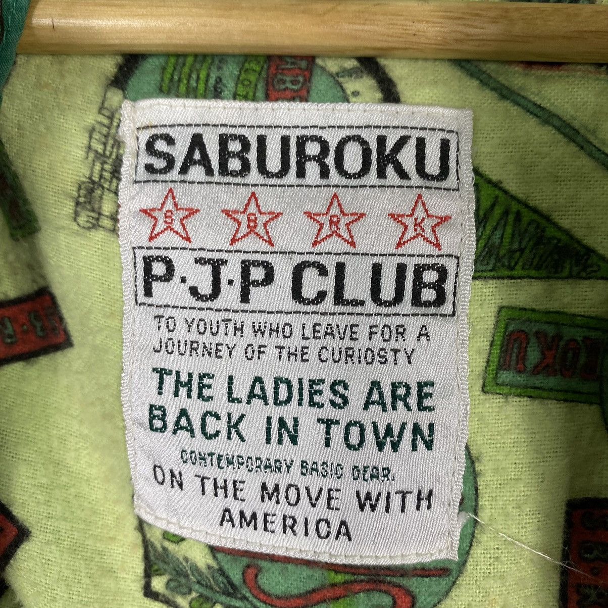 Japanese Brand SABUROKU PJP CLUB PARKA HOODIE JACKET Size US L / EU 52-54 / 3 - 14 Thumbnail