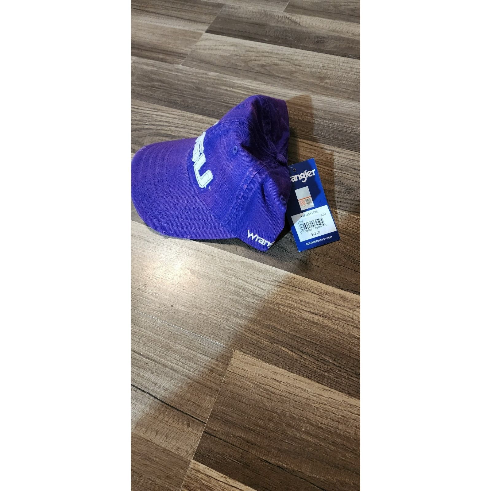 Wrangler NEW WITH TAGS LSU Hat/Cap. Y Size ONE SIZE - 5 Thumbnail