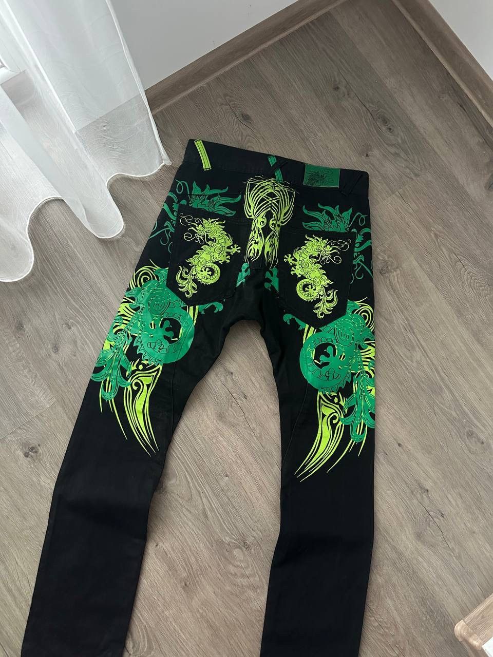 Christian Audigier × Ed Hardy × Vintage Vintage Ed Hardy Christian Audigier Style Pants Size US 30 / EU 46 - 6 Thumbnail