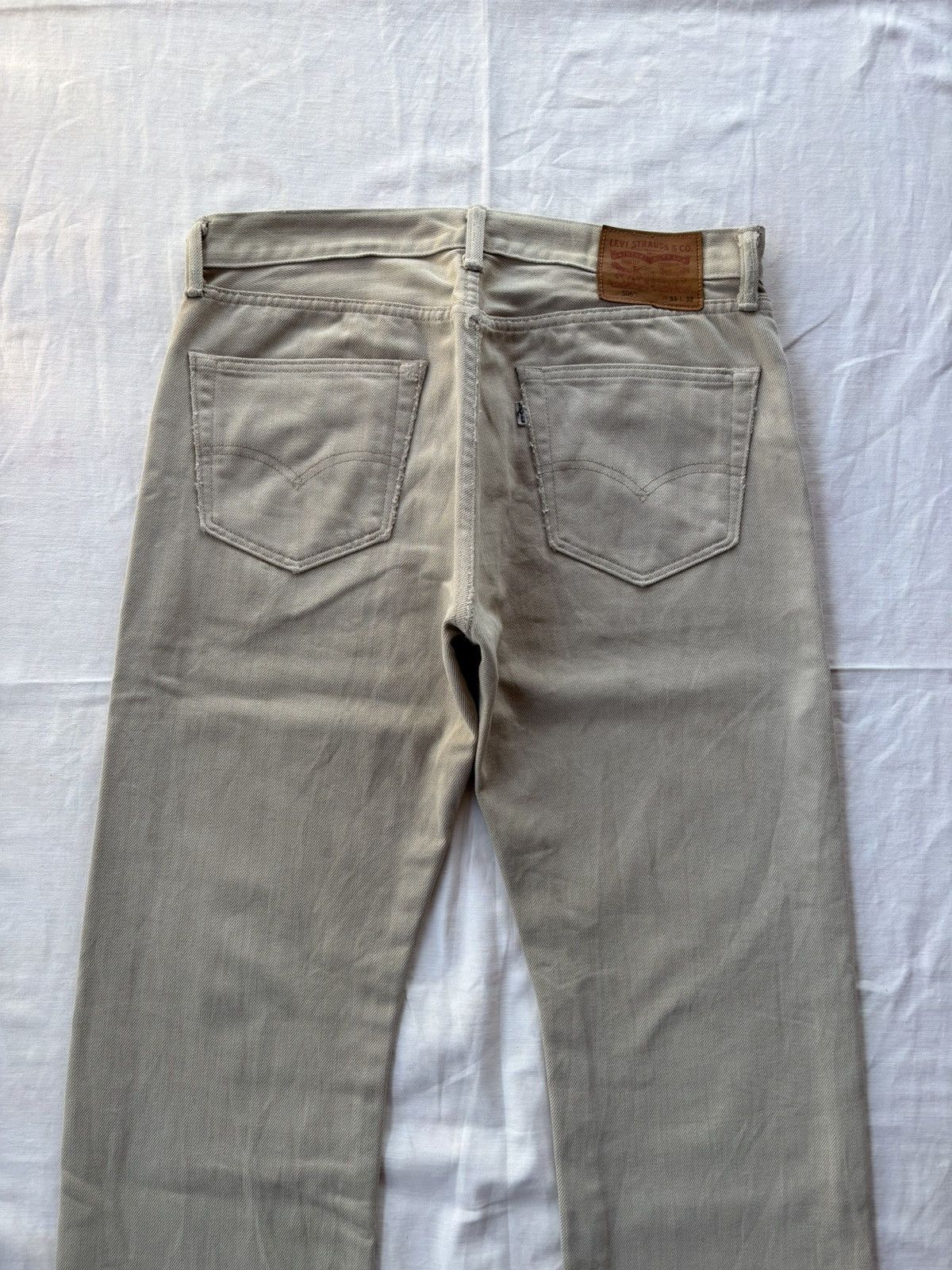 Kapital LEVIS 505 White Tab Loose Fit Distressed Denim Jeans Size US 33 - 5 Thumbnail