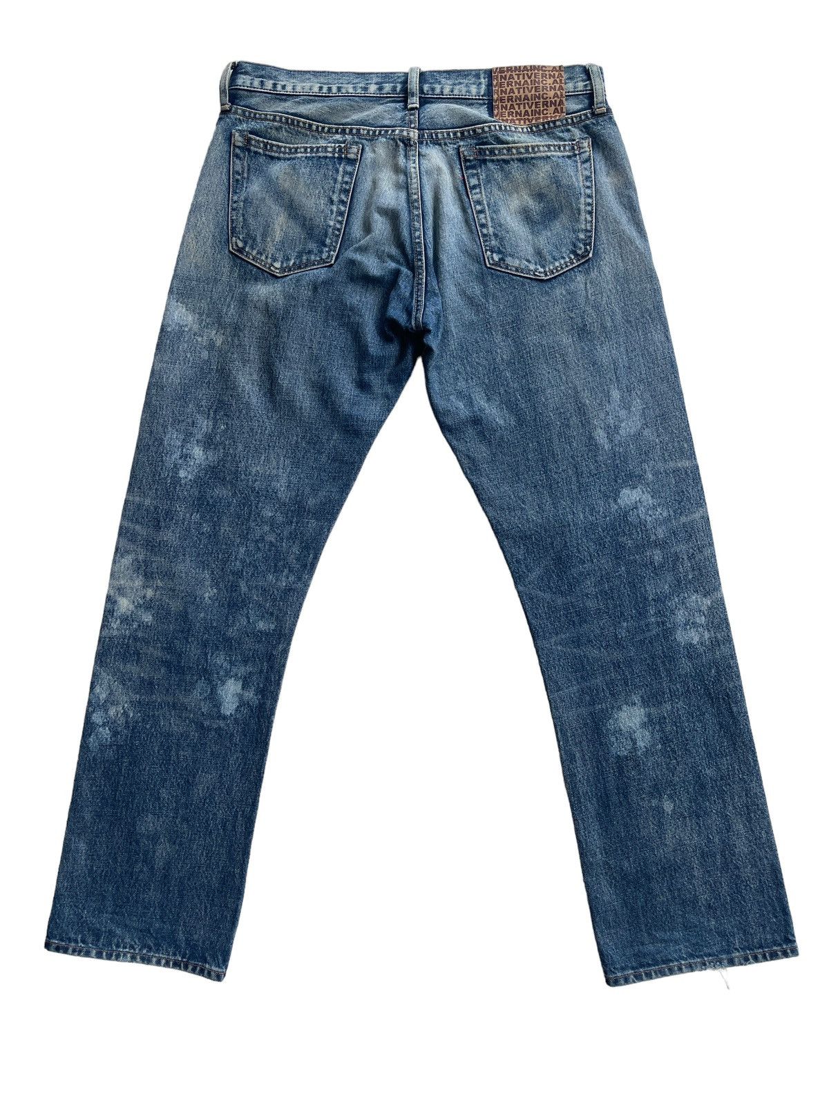 Japanese Brand RNA.Inc Japanese Splatter Distressed Denim Size US 32 / EU 48 - 4 Thumbnail