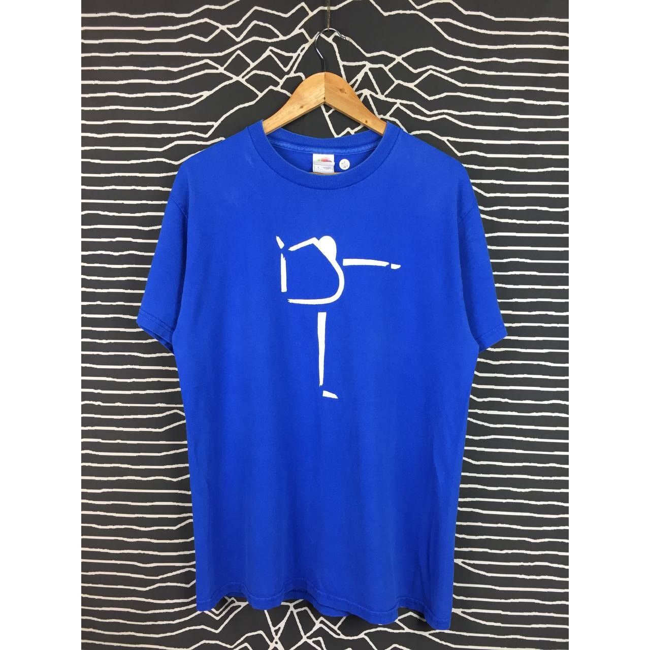 Fruit Of The Loom × Vintage Vtg Y2K Ballet Dancing Illustration Line Pop Art Tee Size US L / EU 52-54 / 3 - 1 Thumbnail