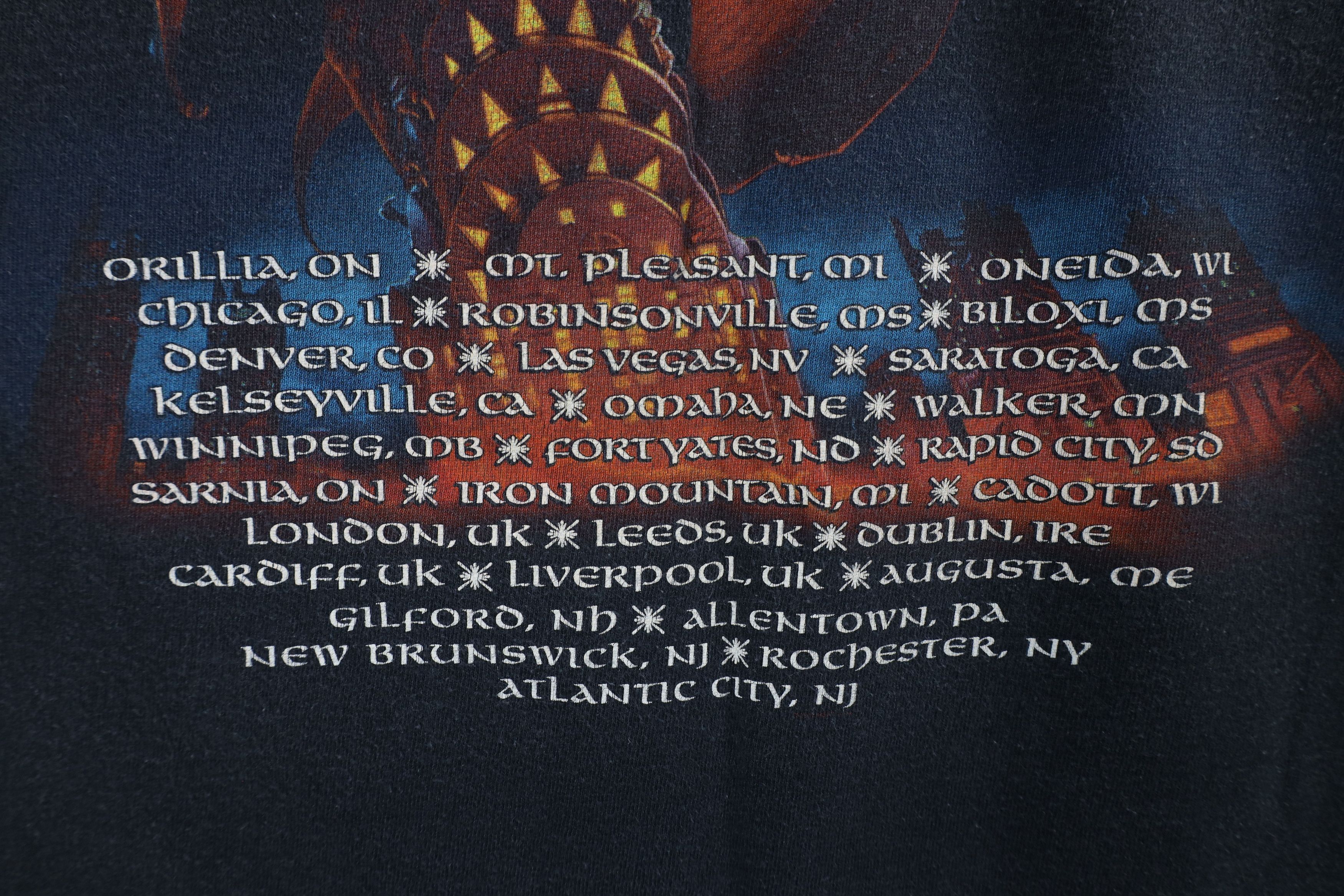 Vintage Vintage 2002 Tour Meat Loaf Band Short Sleeve T-Shirt Black Size US XXL / EU 58 / 5 - 10 Thumbnail
