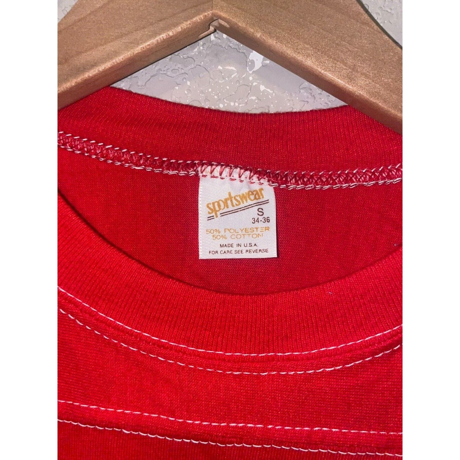 Vintage Vintage Eldora Shirt Ski Moutain Red Tee 80s VTG 1982 Small Size US S / EU 44-46 / 1 - 9 Thumbnail