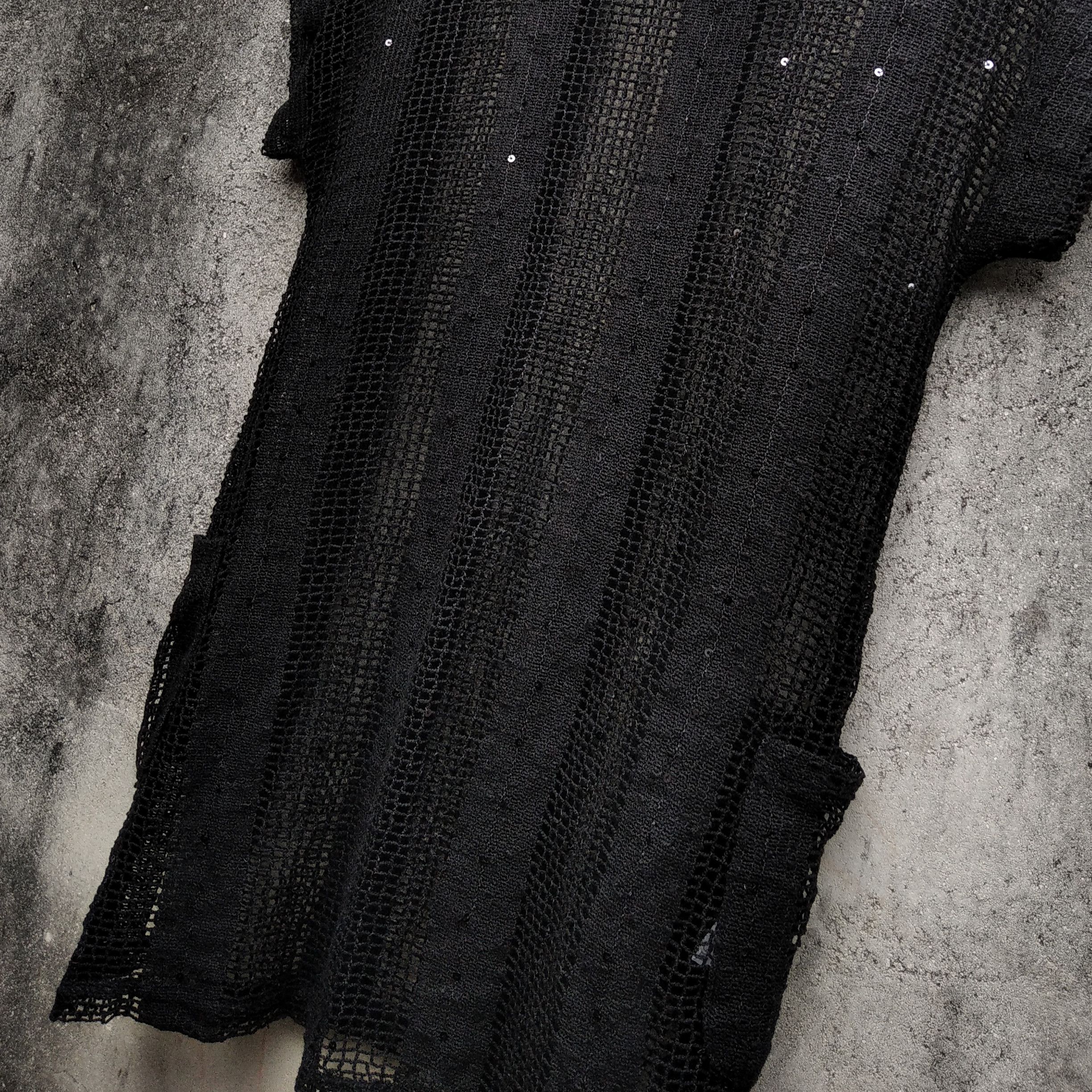 If Six Was Nine Vintage 90's JEWSE DO Mesh Mock Neck Dress Sleeveless Size US M / EU 48-50 / 2 - 5 Thumbnail