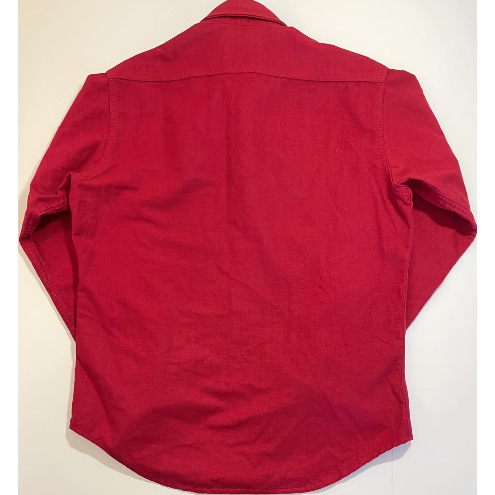 Vintage VINTAGE St. John's Bay Shirt Mens Heavyweight Flannel 70s 80s Button-Up Long Sleeve Red Cotton M Regular Mens Size US M / EU 48-50 / 2 - 4 Thumbnail