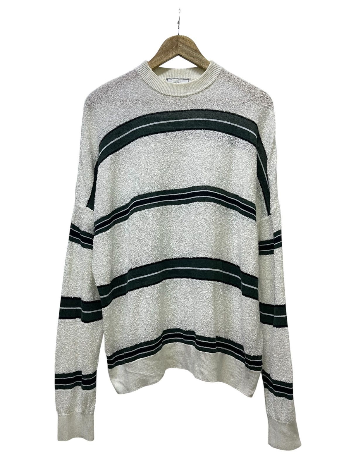 AMI Ami x Alexandre Mattiussi Striped Knit Sweater Size US XL / EU 56 / 4 - 1 Thumbnail