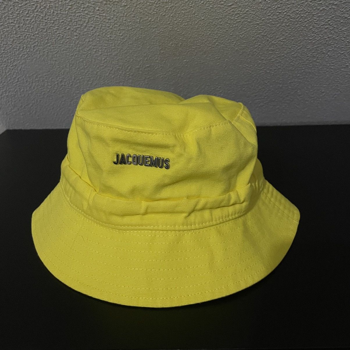 image of Jacquemus Bucket Hat in Yellow, Women's