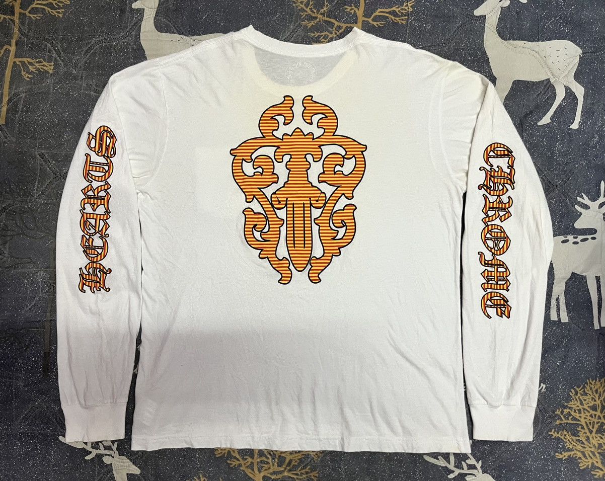 Chrome Hearts Chrome Hearts Eye Chart Dagger Longsleeve T