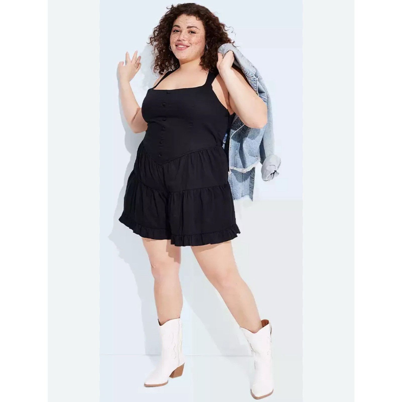 knee length dresses for ladies Best Interest Long Sleeve Mini Dress Black Petite