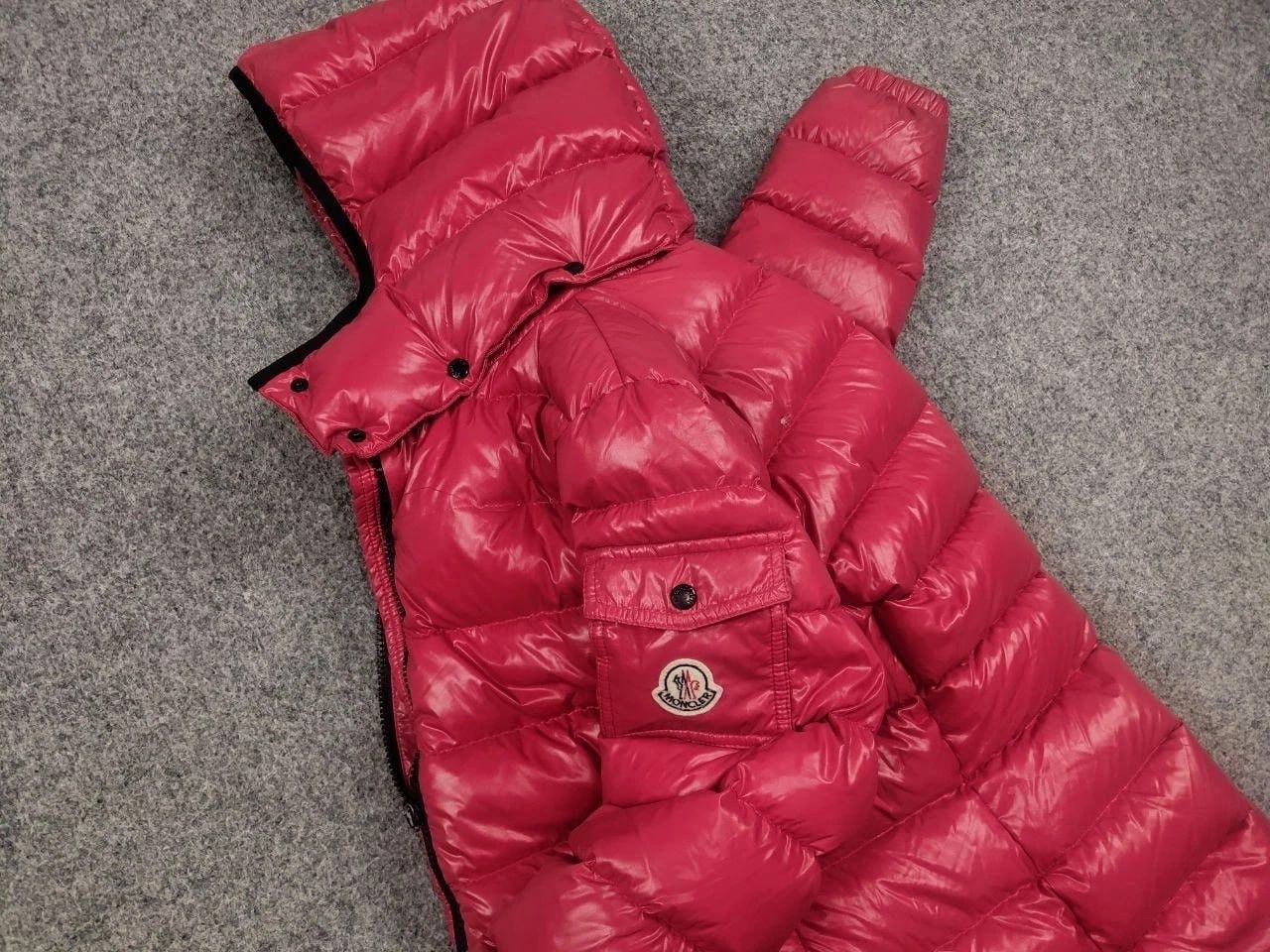 Moncler Moncler Bady giubbotto Glossy pink womens hooded down Jacket Size M / US 6-8 / IT 42-44 - 3 Thumbnail