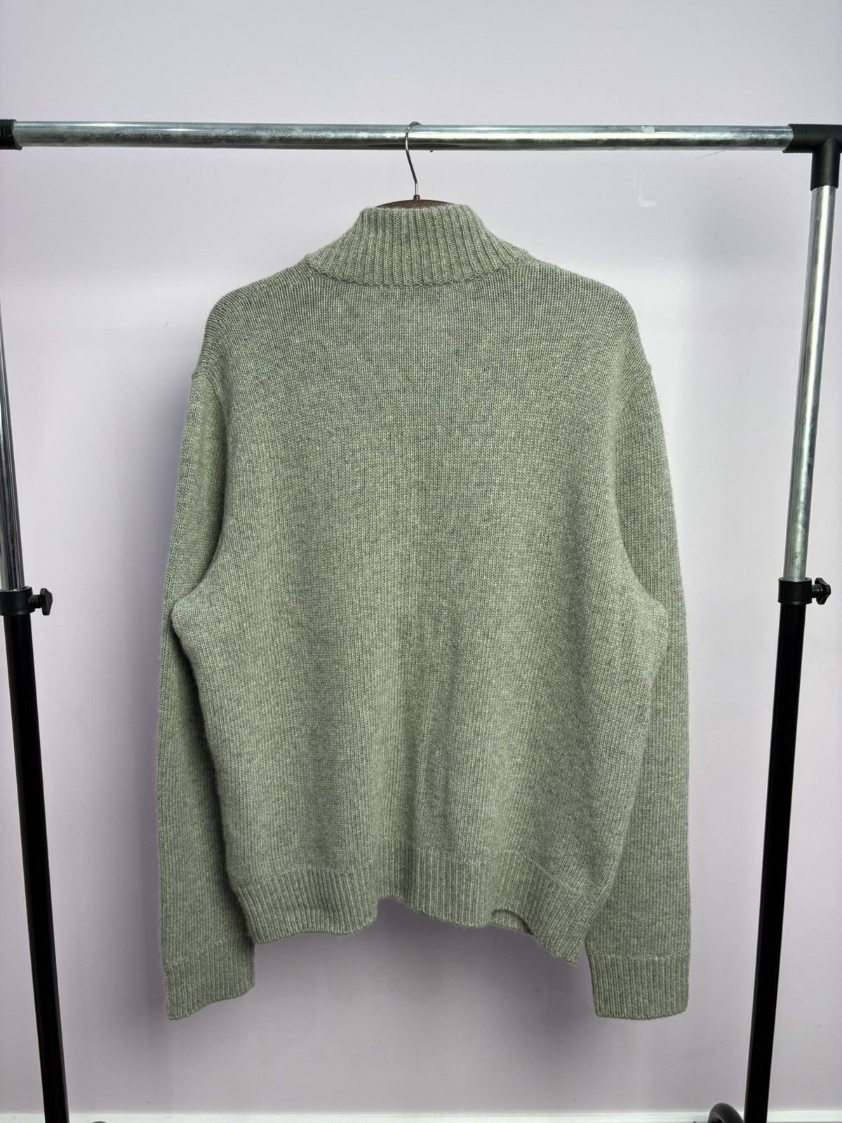 Ralph Lauren Purple Label Ralph Lauren Purple Label Cashmere Leather Cardigan Sweater Size US XL / EU 56 / 4 - 3 Thumbnail