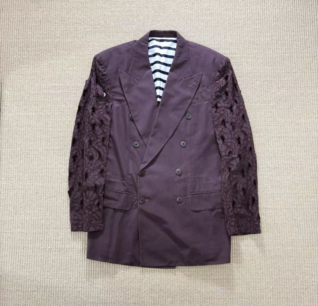 Jean Paul Gaultier Jean Paul Gaultier Homme Cut-Out Sleeve Blazer J29 Size US M / EU 48-50 / 2 - 1 Thumbnail