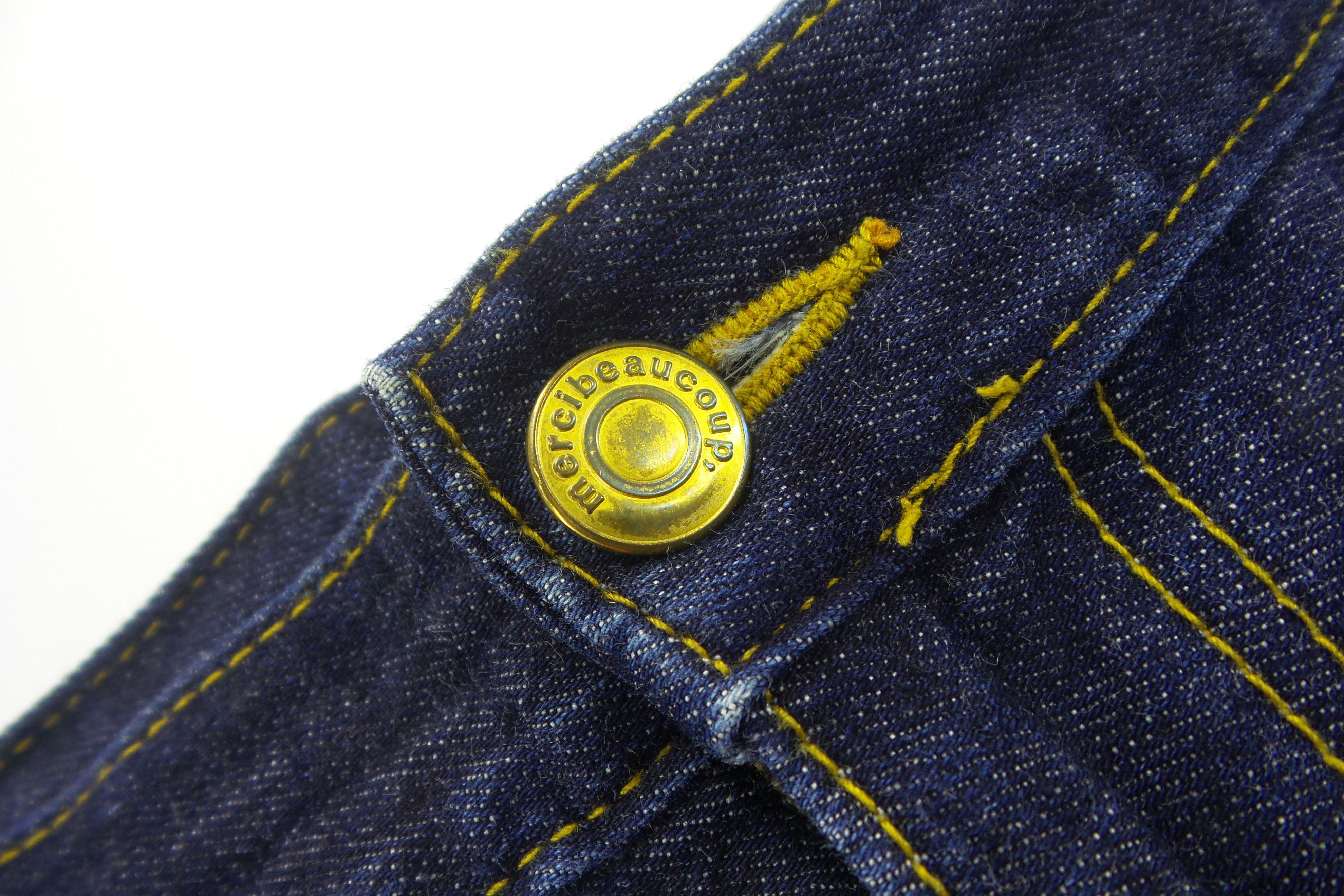 mercibeaucoup Mercibeaucoup Drop Crotch Jeans W16.5xL42.5 Size US 33 - 2 Thumbnail