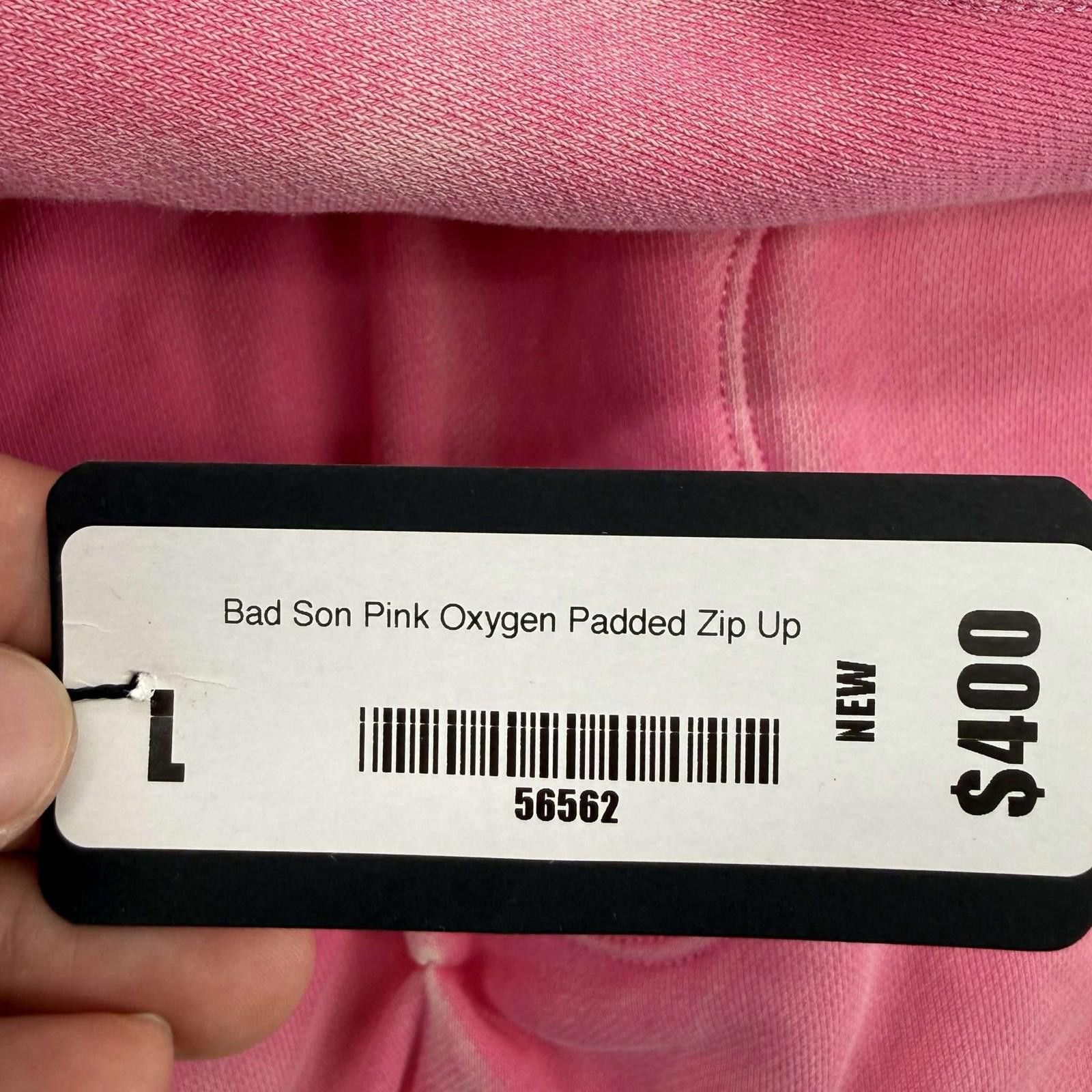 Bad Son Bad Son Pink Oxygen Padded Zip Up L Size US L / EU 52-54 / 3 - 8 Thumbnail