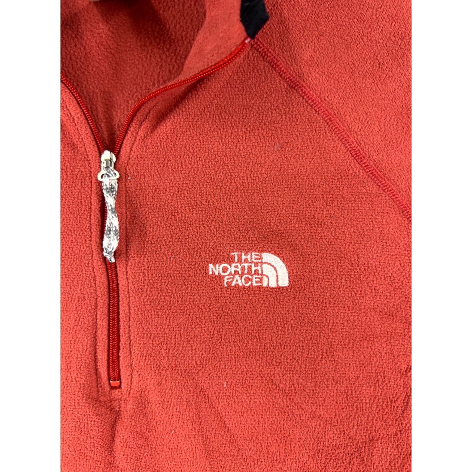 The North Face The North Face Women Sweatshirt Pullover Mock Neck 1/4 Zip Red Polyester Fleece Size M Size M / US 6-8 / IT 42-44 - 6 Thumbnail