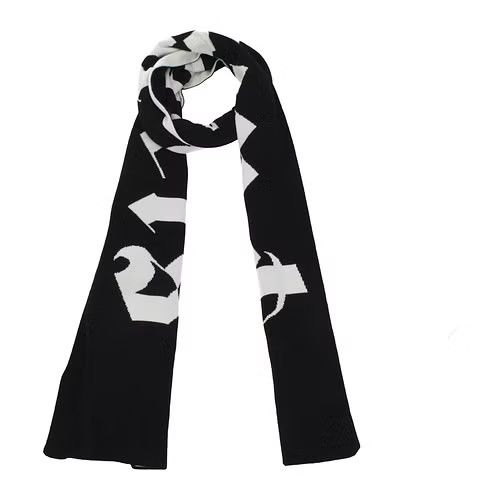 Palm Angels ob1o1e0424 Size: OS Scarves in Black / White Size ONE SIZE - 1 Thumbnail