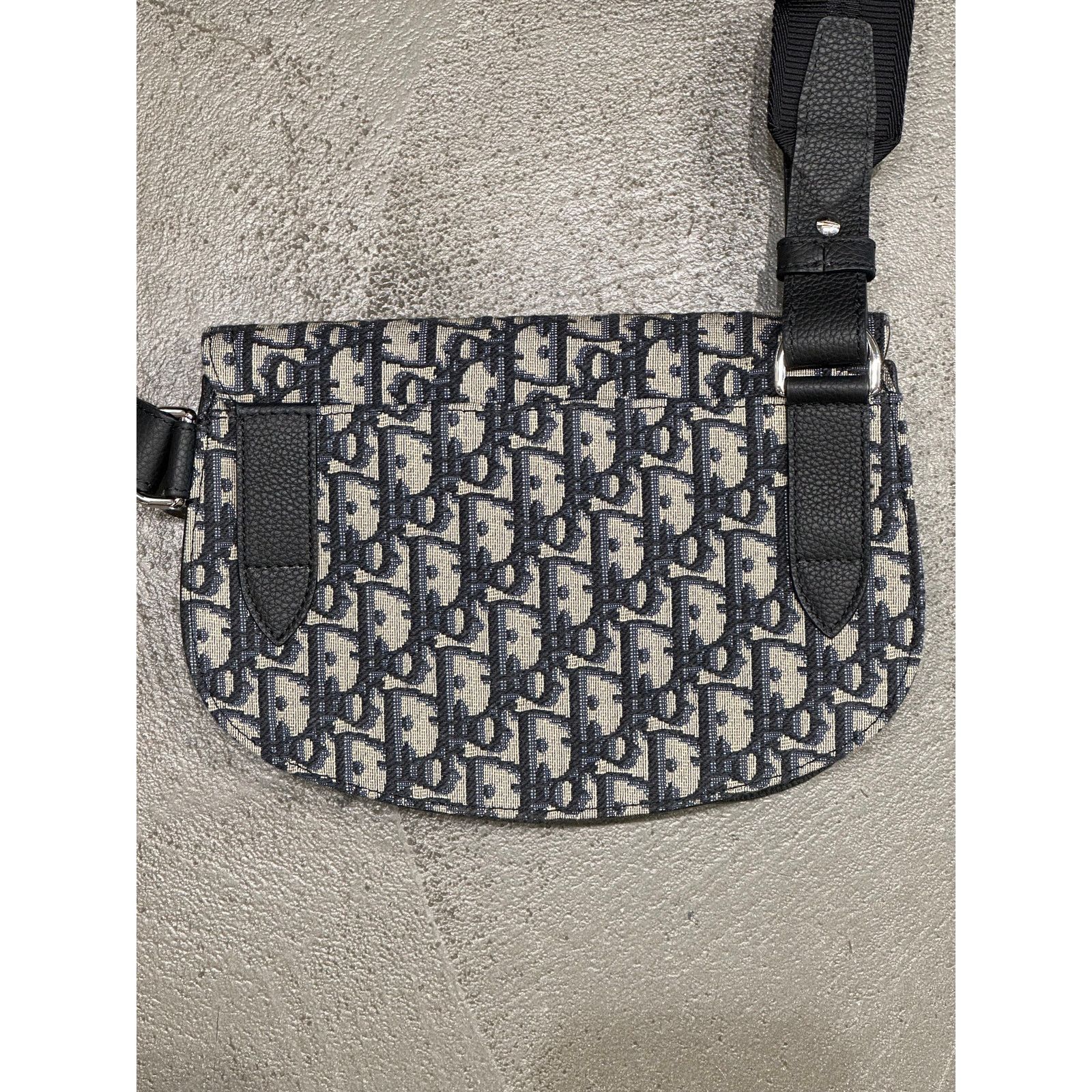 Dior 2021 Dior saddle messenger pouch in oblique jacquard Size ONE SIZE - 3 Thumbnail