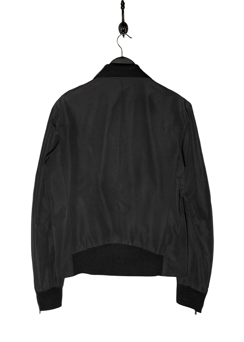 Dior Dior Homme Black Cotton Nylon Asymmetrical Zipped Jacket Size US M / EU 48-50 / 2 - 5 Thumbnail