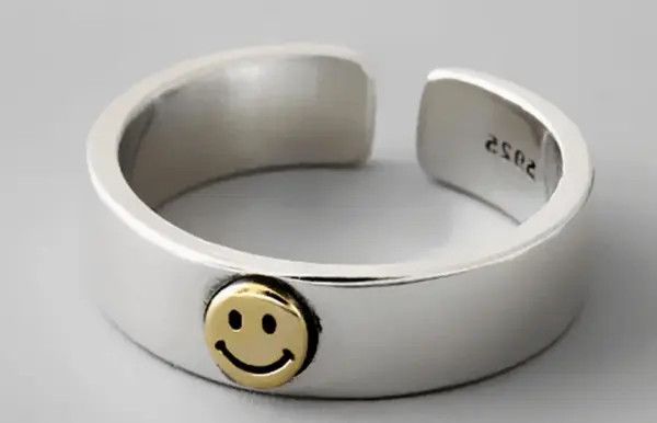 Other Cute Smile Ring Size ONE SIZE - 1 Thumbnail