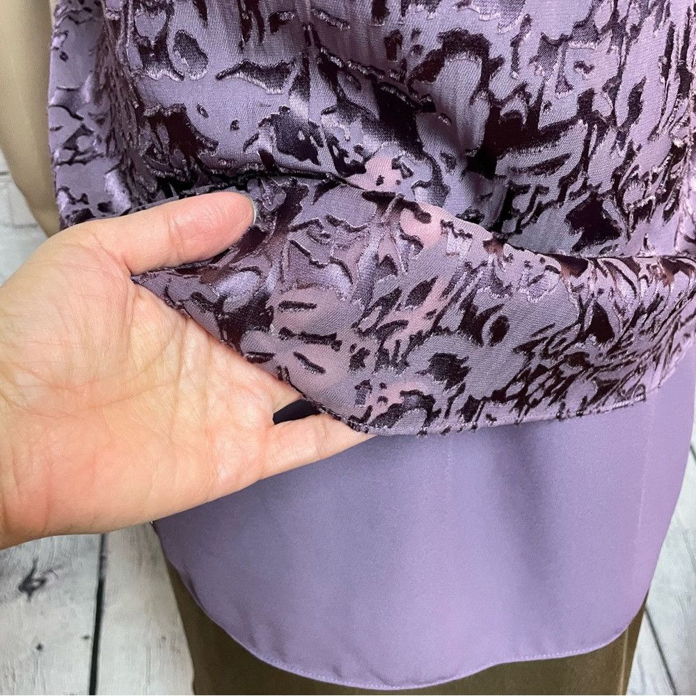 Other New E3 by Etcetera Seraphim Viscose Silk Blend Violet Layer Size XS / US 0-2 / IT 36-38 - 8 Thumbnail