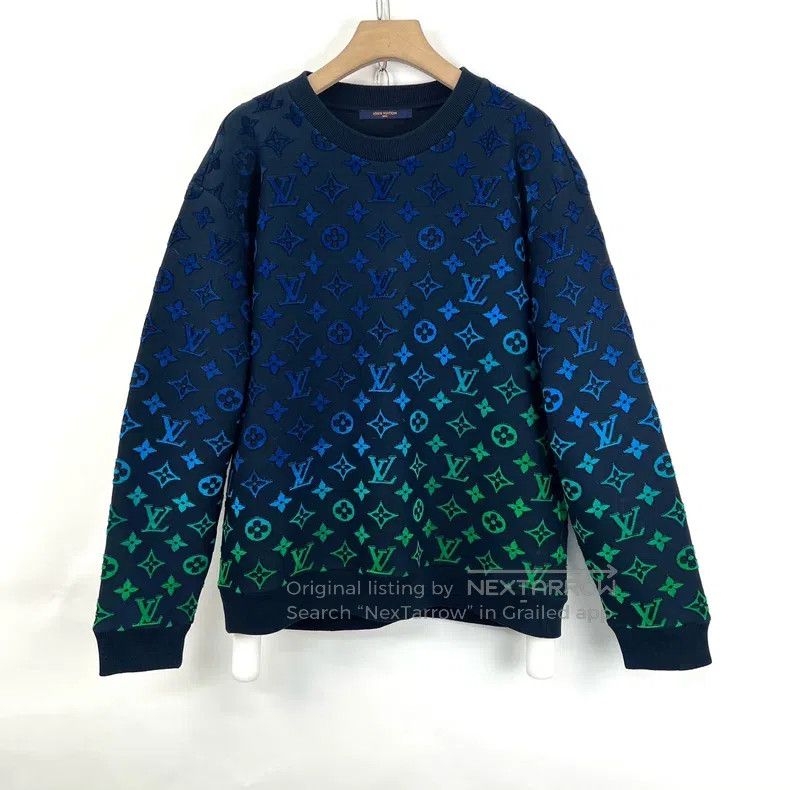 Louis Vuitton Louis Vuitton Blue and Green Colorful Gradient Full Print Size US XXL / EU 58 / 5 - 1 Thumbnail