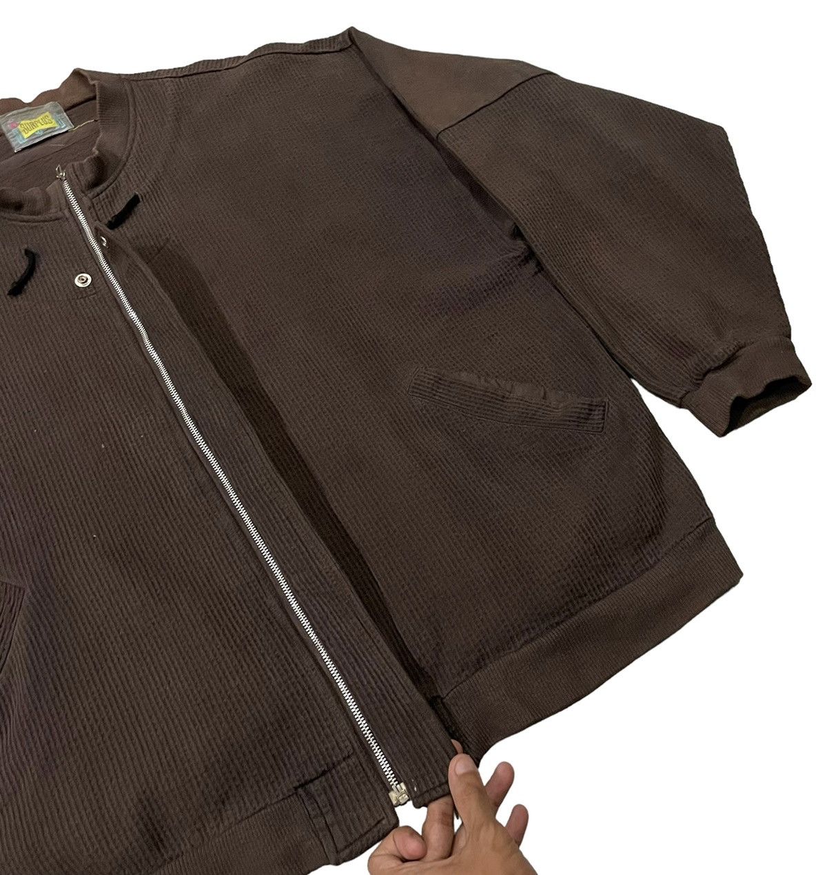 Surplus Research Vintage Surplus Neck Drawstring Bomber Jacket Size US L / EU 52-54 / 3 - 17 Thumbnail