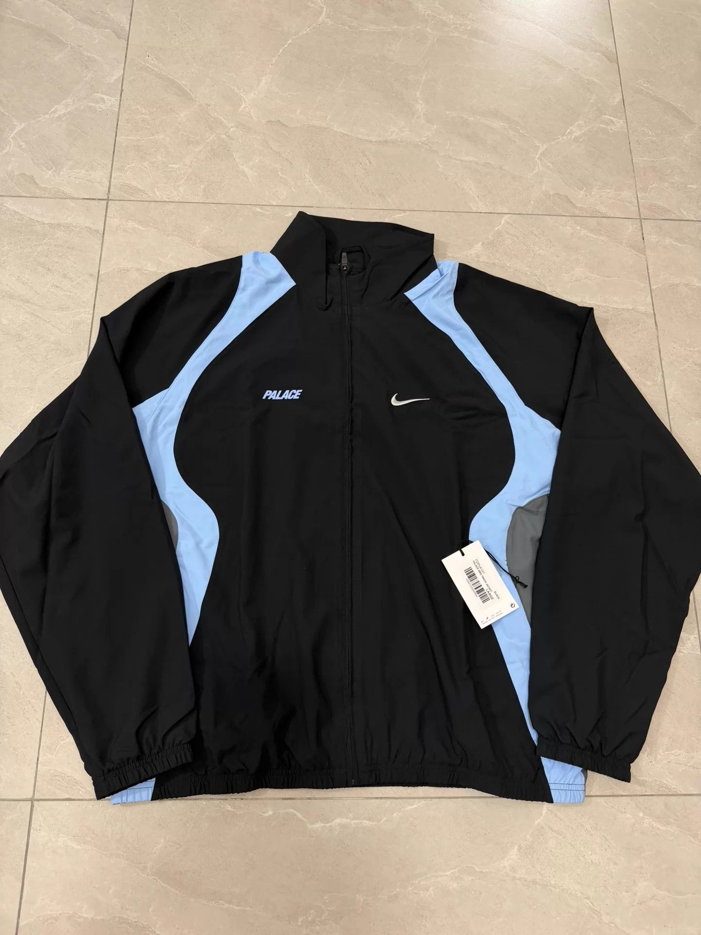 Nike PALACE x Nike SS26 DROP10 Track Jacket Black L Size US L / EU 52-54 / 3 - 1 Thumbnail