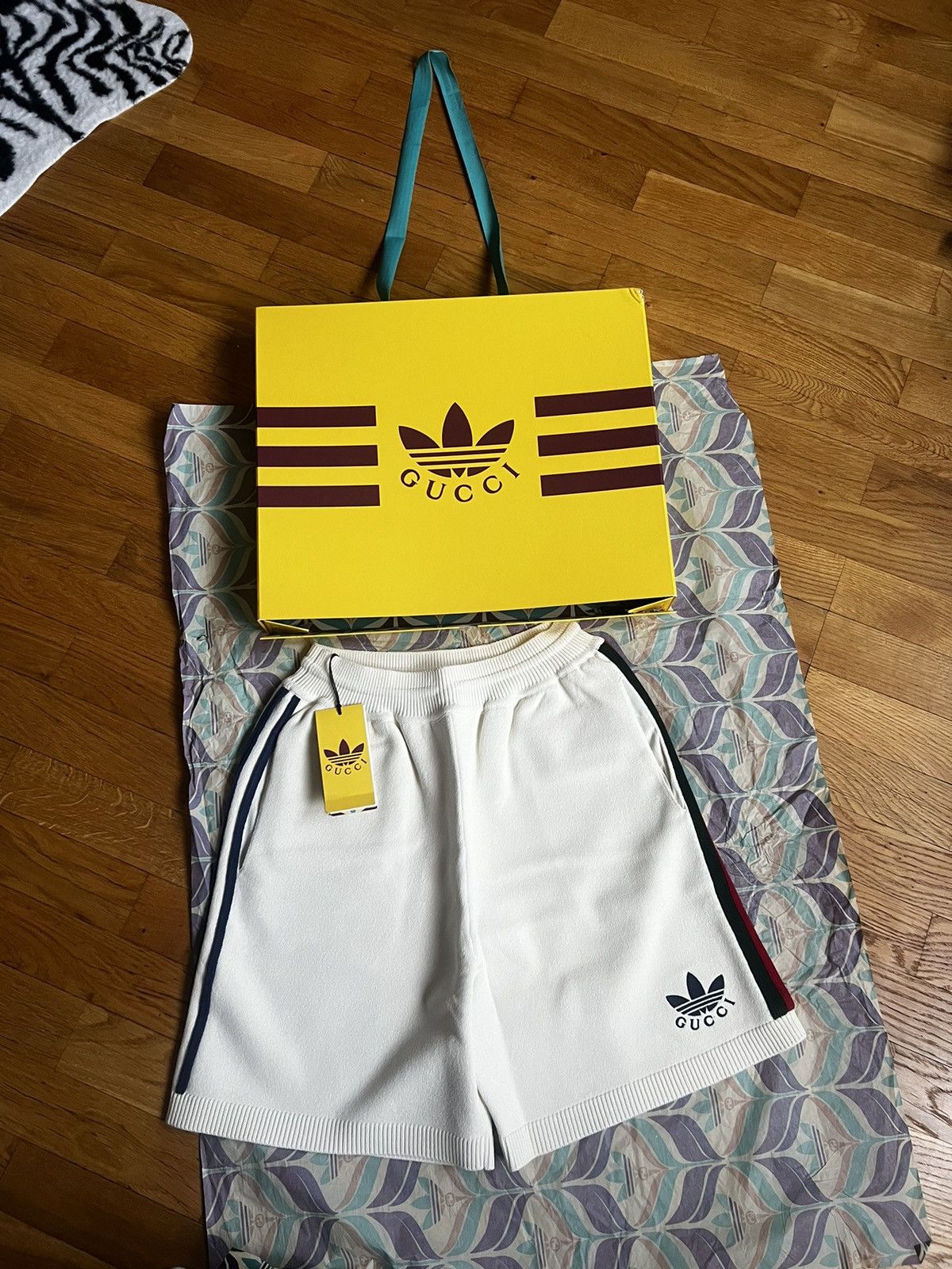 Adidas × Gucci Knitted shorts Size US 34 / EU 50 - 11 Thumbnail