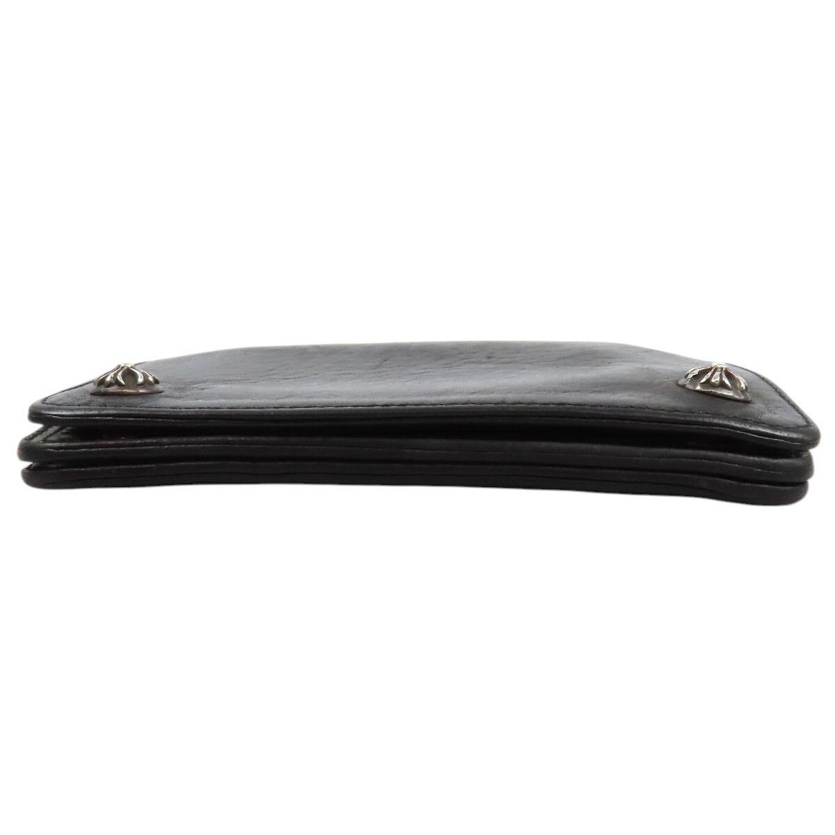 Chrome Hearts Chrome Hearts Zip Cross Button Wallet Black Size ONE SIZE - 3 Thumbnail