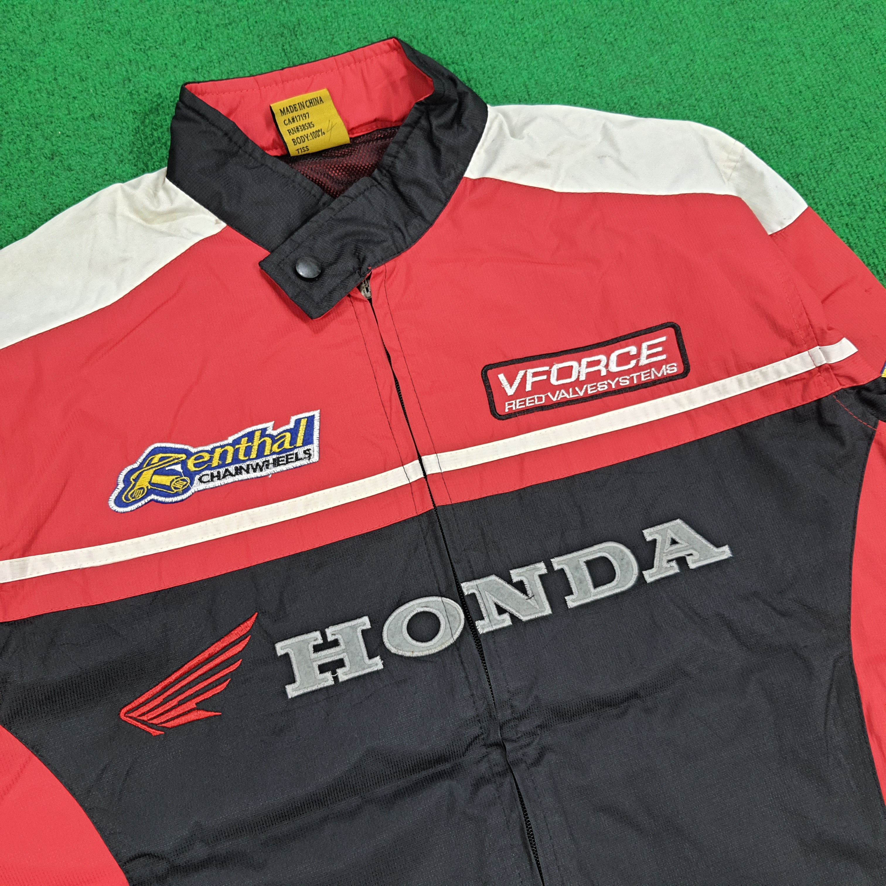 Honda × Vintage Vintage HONDA Japanese Brand Bikers Jacket Size US L / EU 52-54 / 3 - 4 Thumbnail