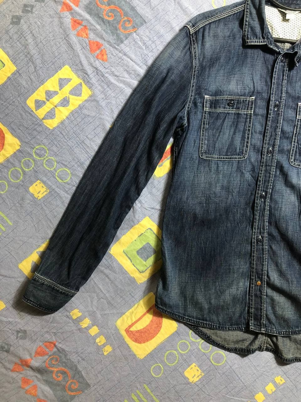 Diesel Rare! Diesel Project Monogram Shirt Y2K Button Up 90s Size US L / EU 52-54 / 3 - 17 Thumbnail