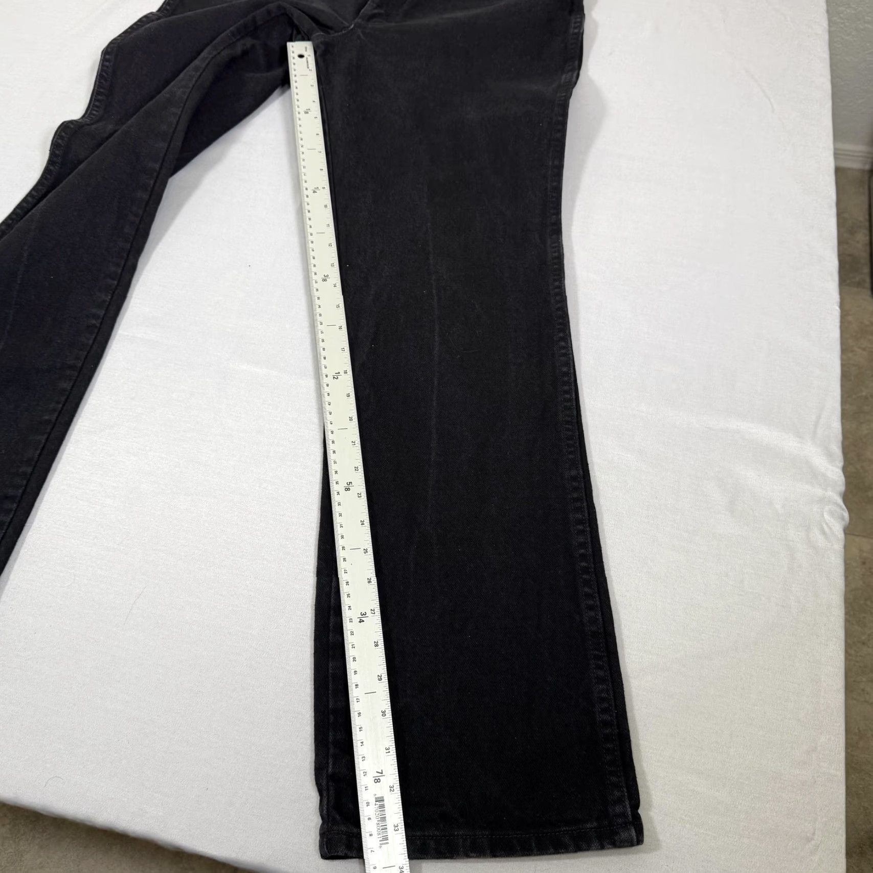 Wrangler Wrangler Jeans Mens 36x34 Black 936 Slim Fit Denim Pants Western Cowboy Cut Work Size US 36 / EU 52 - 3 Thumbnail