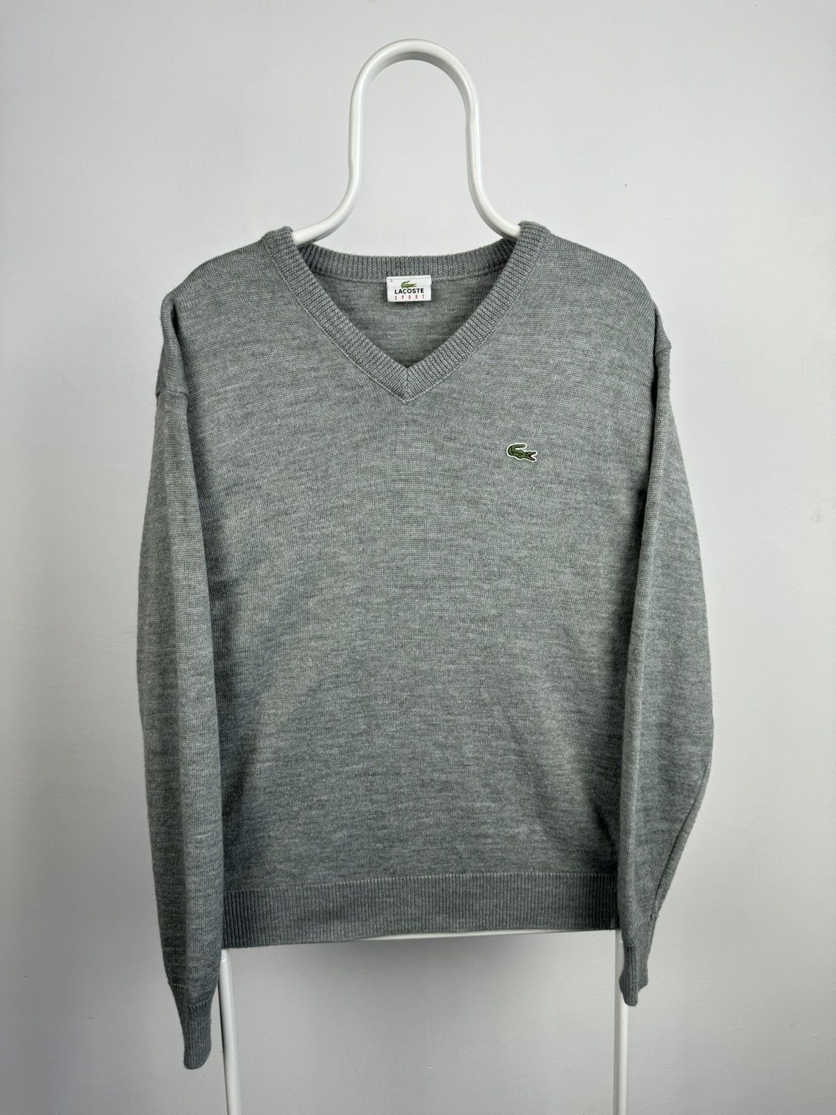 Lacoste × Vintage Vintage Lacoste Wool and Acrylic Jumper Sweater Size US L / EU 52-54 / 3 - 2 Thumbnail