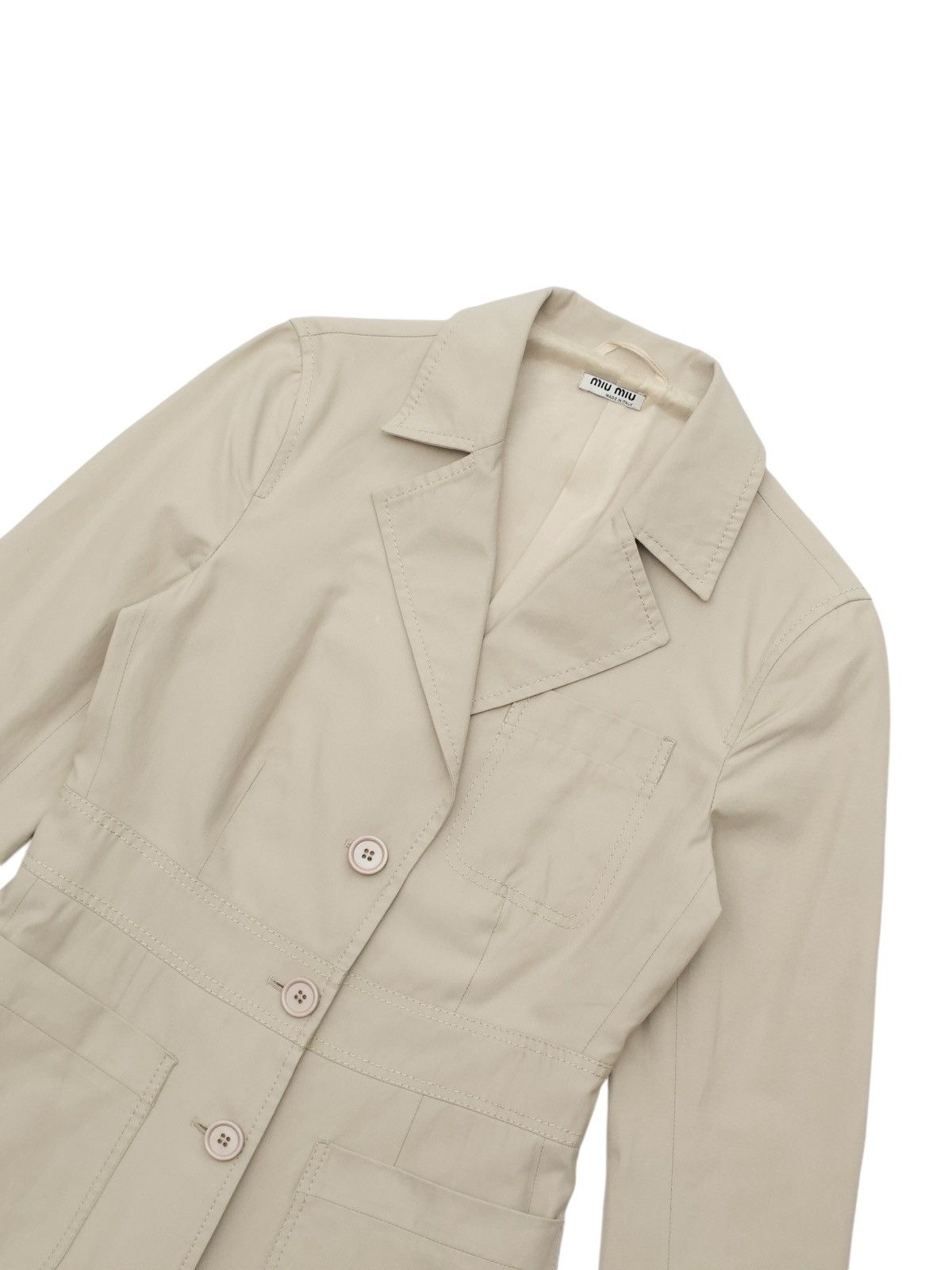 Miu Miu Miu Miu 2000’s Utility Blazer Jacket Size S / US 4 / IT 40 - 2 Thumbnail