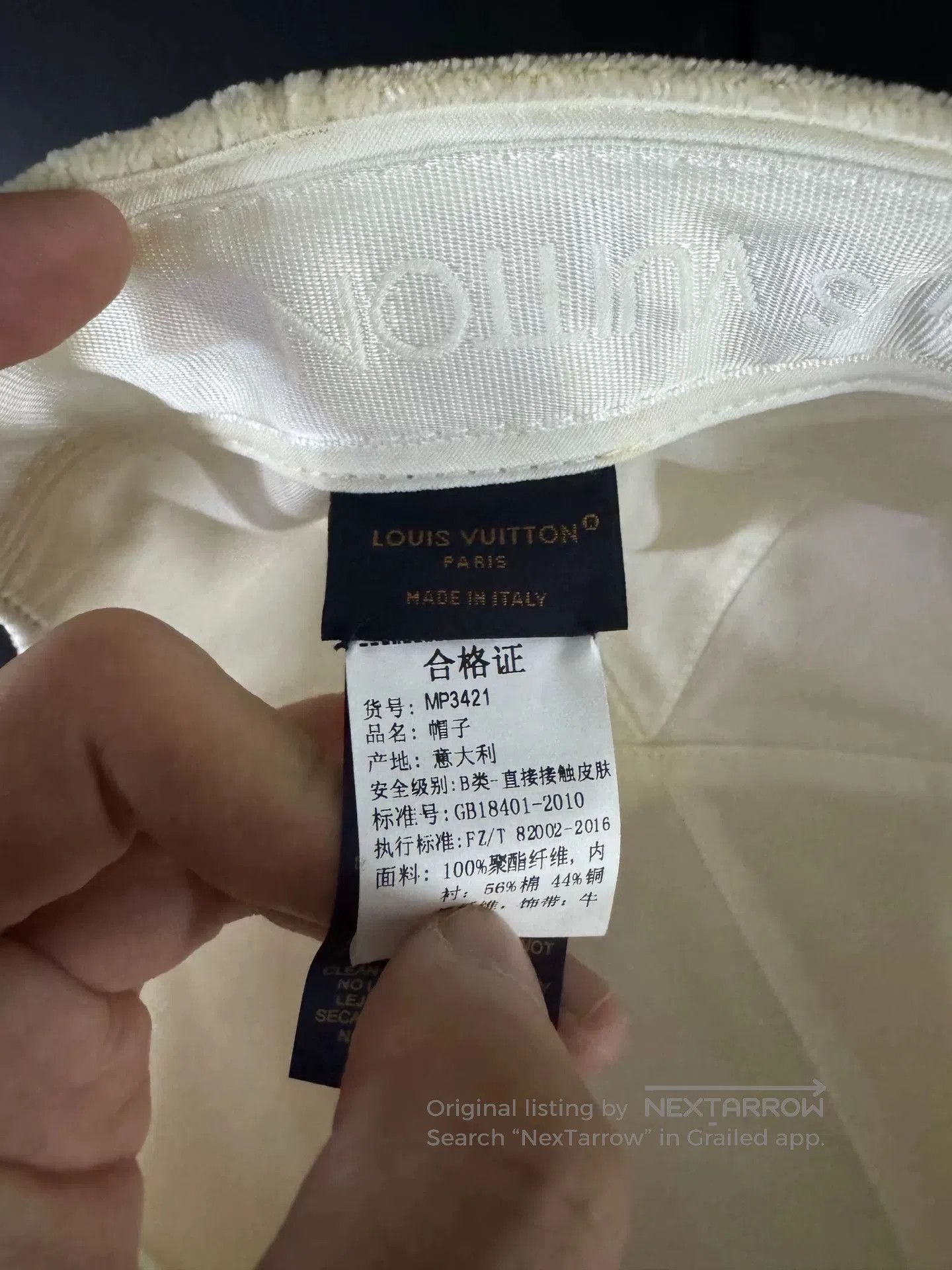Louis Vuitton Louis Vuitton Velour Baseball Cap. Size ONE SIZE - 5 Thumbnail