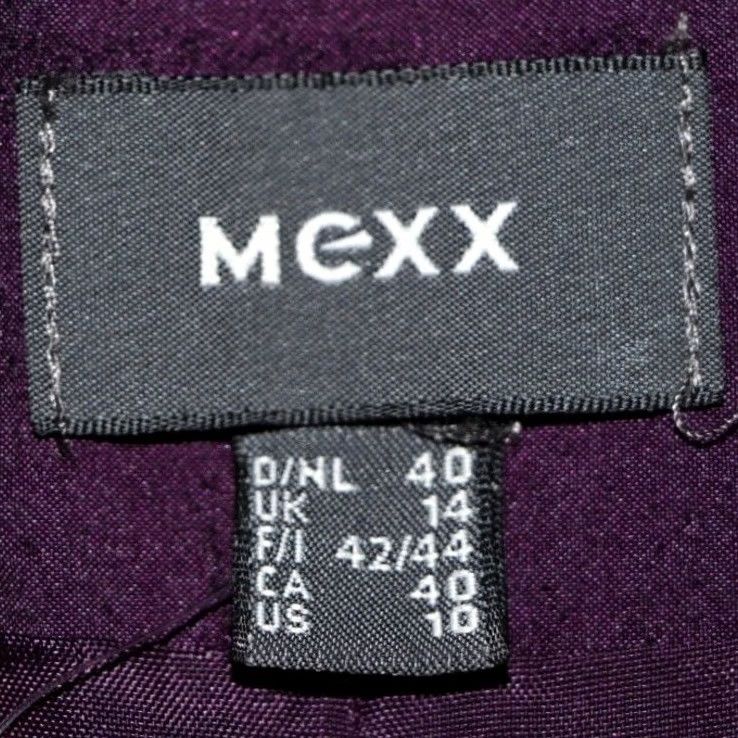 Vintage Mexx Skirt Womens UK 14 Maxi Size Purple Two Tone Women Party Evening New With Tags Size 36" / US 14 / IT 50 - 4 Thumbnail