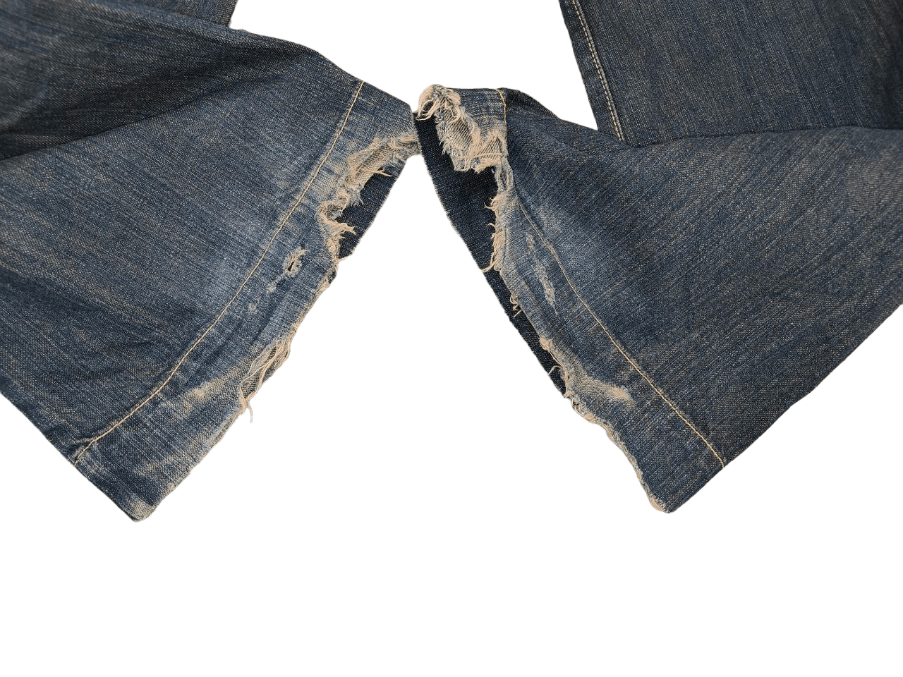 Japanese Brand Cotton Laundry Wideleg Denim Size 32" / US 10 / IT 46 - 5 Thumbnail