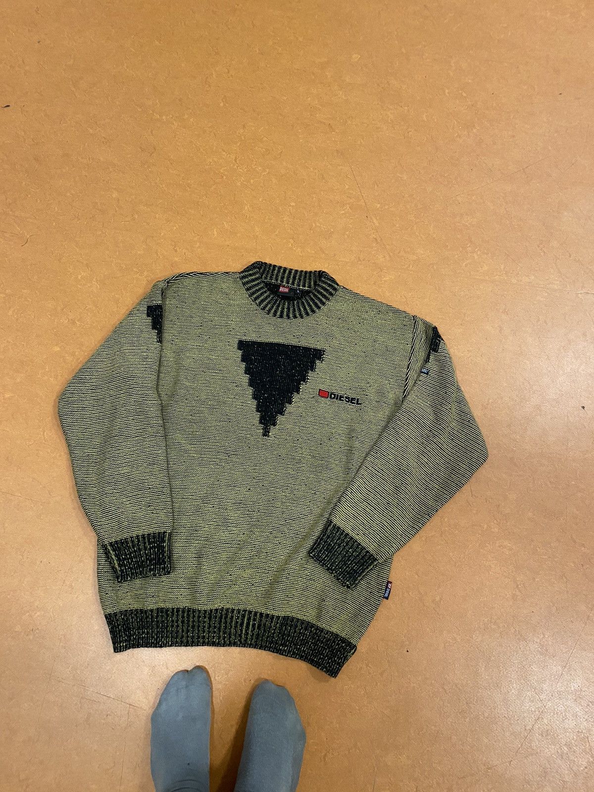 Diesel × Vintage Diesel vintage sweater 90a Size US L / EU 52-54 / 3 - 1 Thumbnail