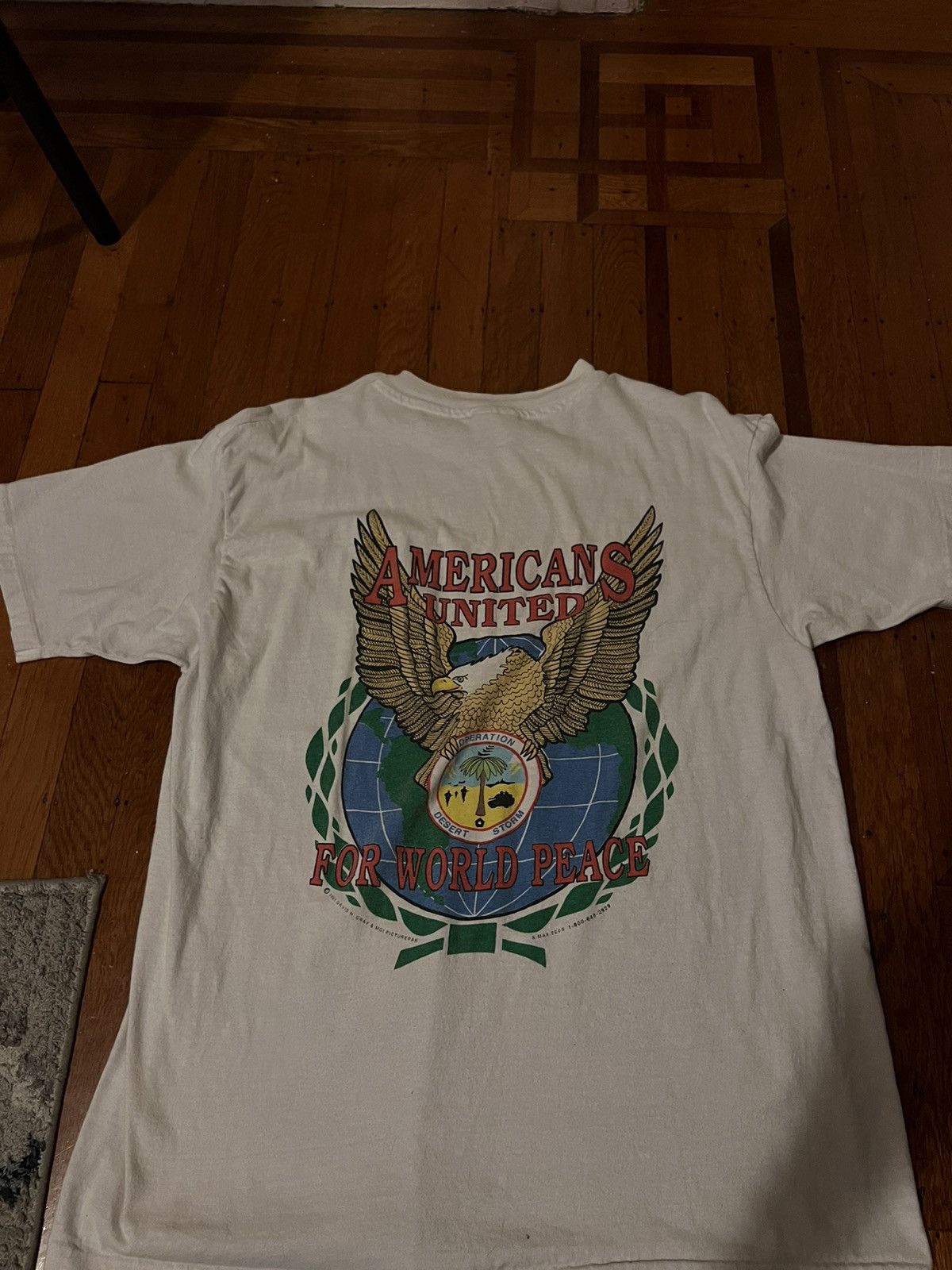 Hanes × Vintage Vintage 1990s Operation Desert Storm Americans Size US L / EU 52-54 / 3 - 1 Thumbnail