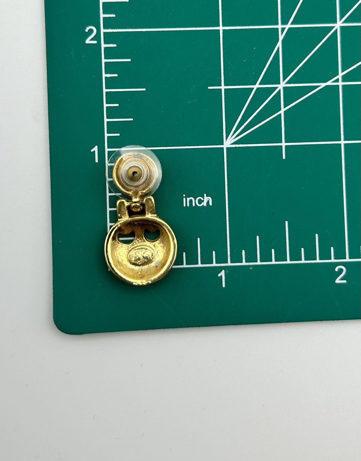 Other Vintage Gold Tone Modernist Geometric Drop Stud Earrings Size ONE SIZE - 5 Thumbnail